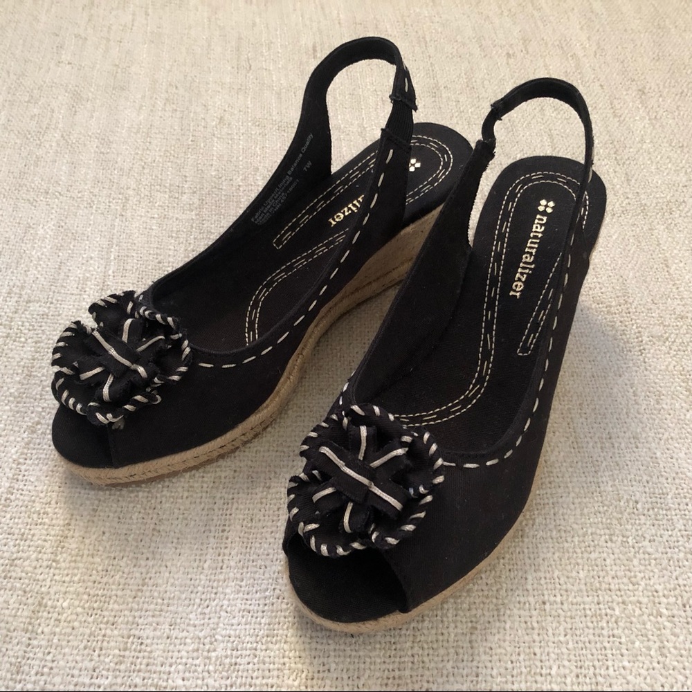 NEW:Naturalizer Espadrille Sling backs